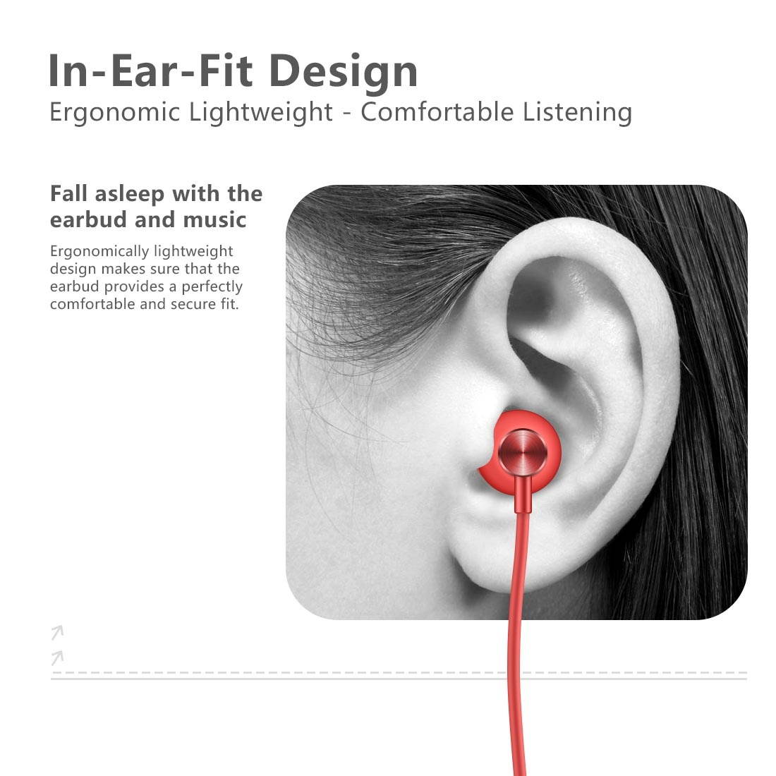 AGVEE 32Bit 384Khz Digital USB-C Headphones, Type-C Earbuds Active Noise Cancelling in-Ear Wired Earphone with Mic for Samsung S21 S20, Note 20 10, iPad Pro 2020 2018, Pixel 5 4 3 2 XL, Red