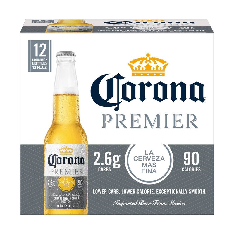 Corona Premier Lager Beer - 12pk/12 fl oz Bottles
