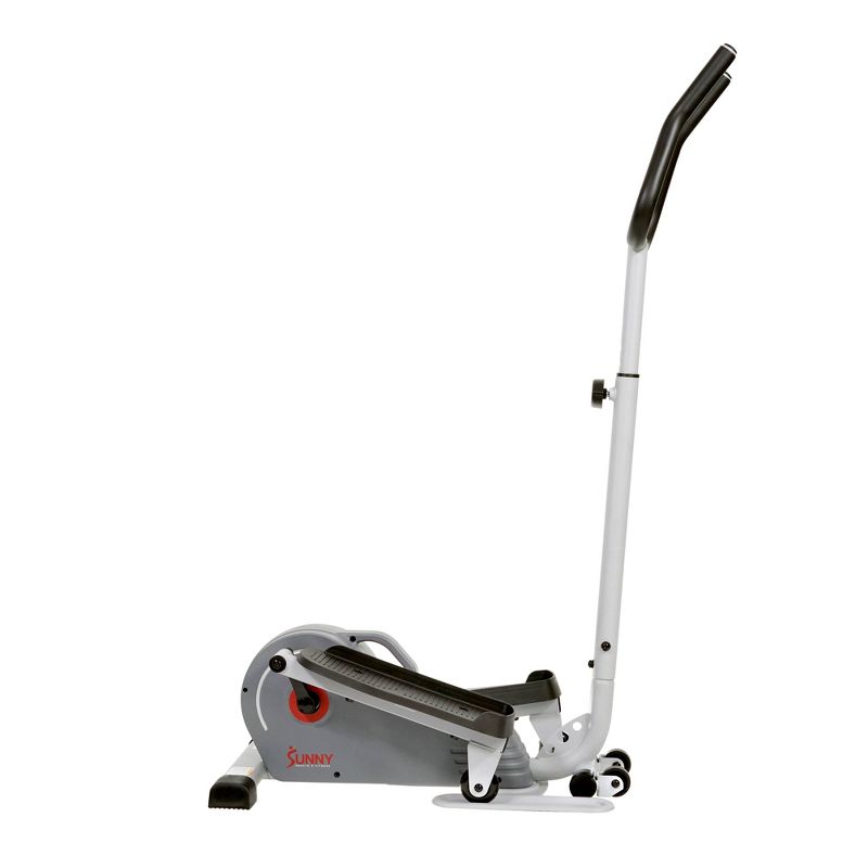 Sunny Health & Fitness Magnetic Standing Elliptical Machine with Handlebars