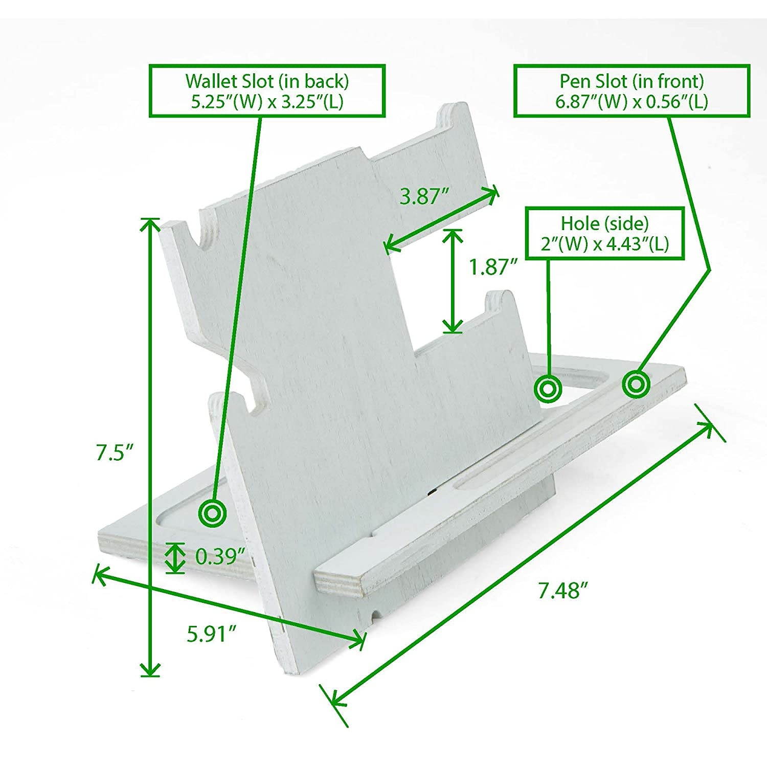 Mind Reader Phone Stand, Tablet Stand, Holder for Smartphone, Tablet, iPhone, Galaxy Note, iPad Mini Accessory Stand, Gray