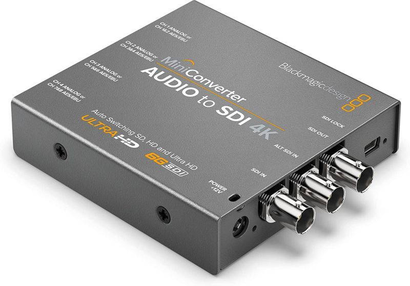 Blackmagic Design Mini Converter Audio to SDI 4K (BMD-CONVMCAUDS4K)