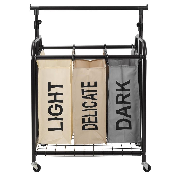 Rolling Triple Laundry Sorter White - Threshold™