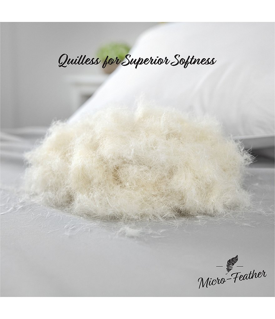 Sensorpedic Micro-Feather Plush Pillow, Set of 2