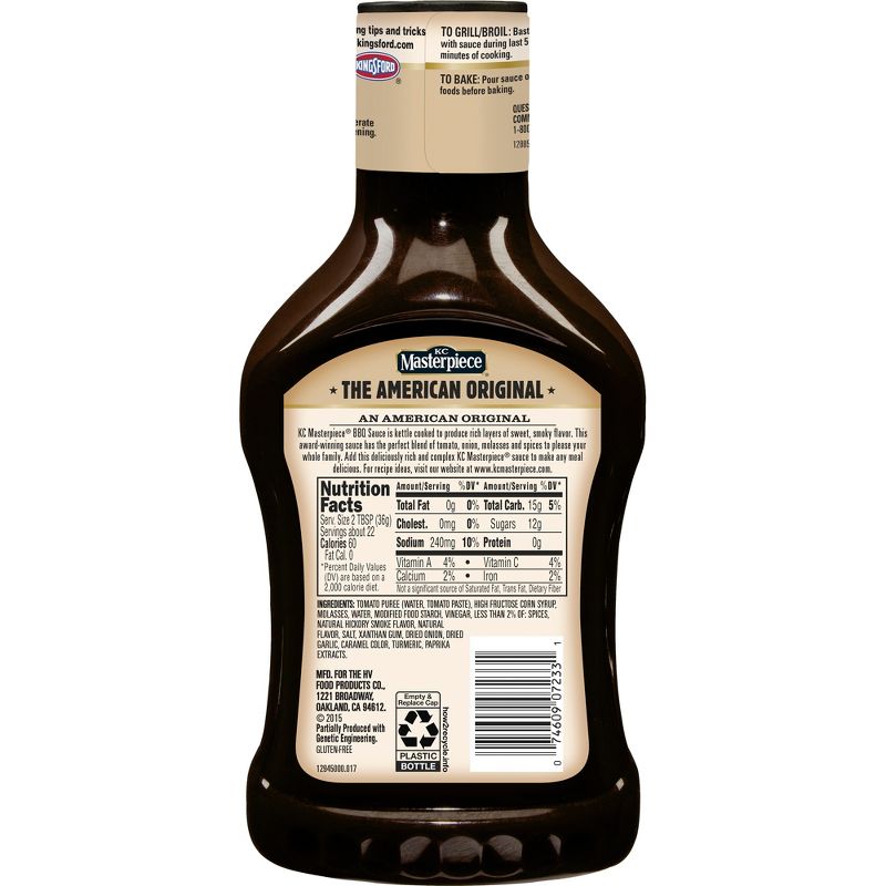 KC Masterpiece Original Barbecue Sauce - 28oz