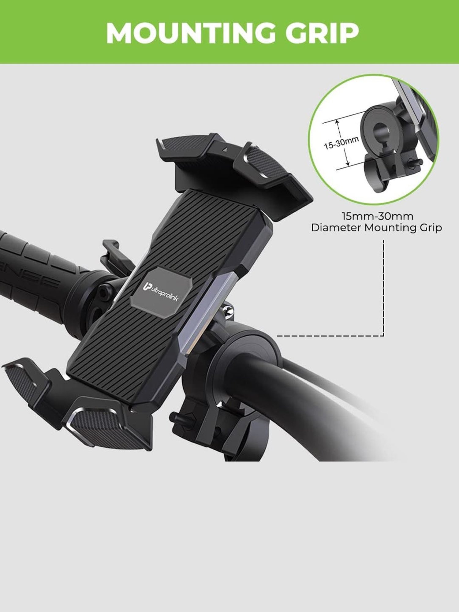 GRIPP Magic Stand Compatible for All Mobile Phones Devices (Black)