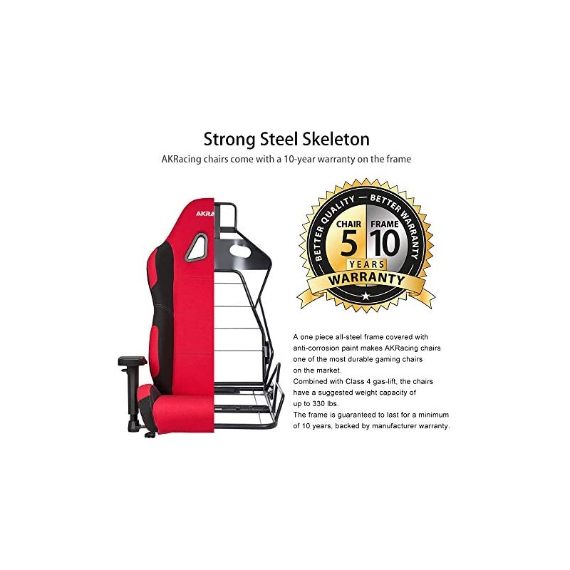 Core Series EX-Wide Gaming Chair with Wide Seat, High and Wide Backrest, Recliner, Swivel, Tilt, Rocker and Seat Height Adjustment Mechanisms with 5/10 warranty - Red/Black