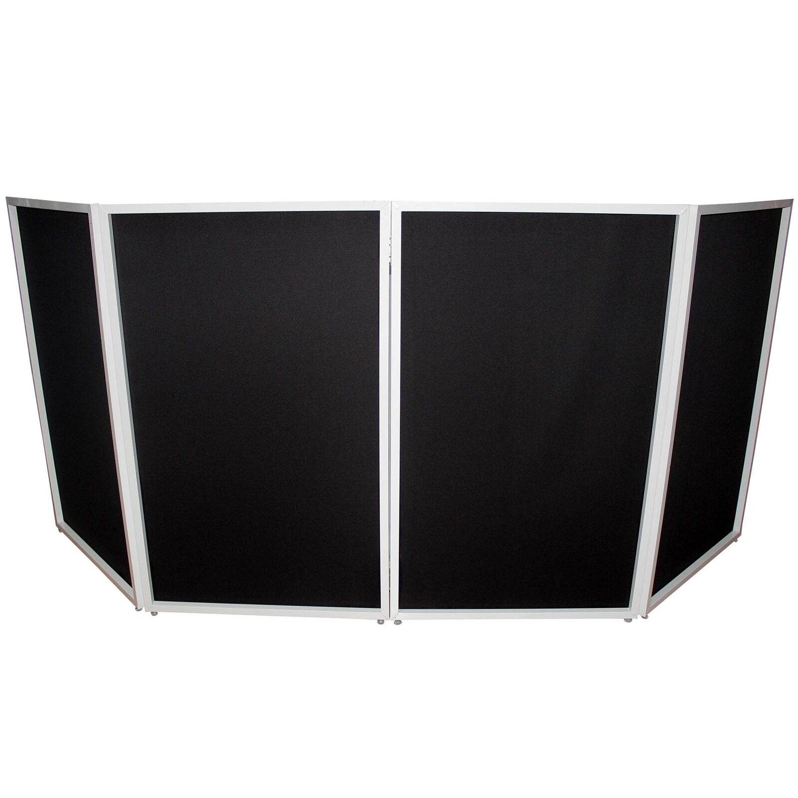 ProX XF-4X3048W 4 Panel DJ Facade White Portable Panels W/Bag+Black+White Scrims