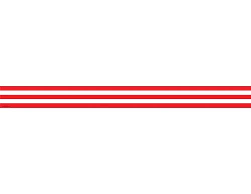 Teacher Created Resources 5489 Red and White Stripes Straight Border Trim