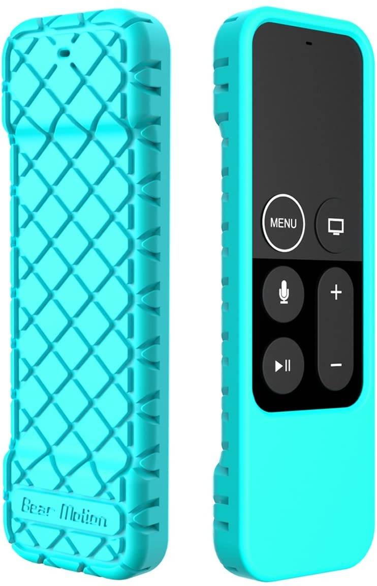 Bear Motion Case for Apple TV 4K / 5th 4th Gen Remote Controller - Silicone Shock Resistant Cover for Apple TV 4K Siri Remote Controller (Case for Apple TV 4K / 5th 4th Gen Remote, Green)