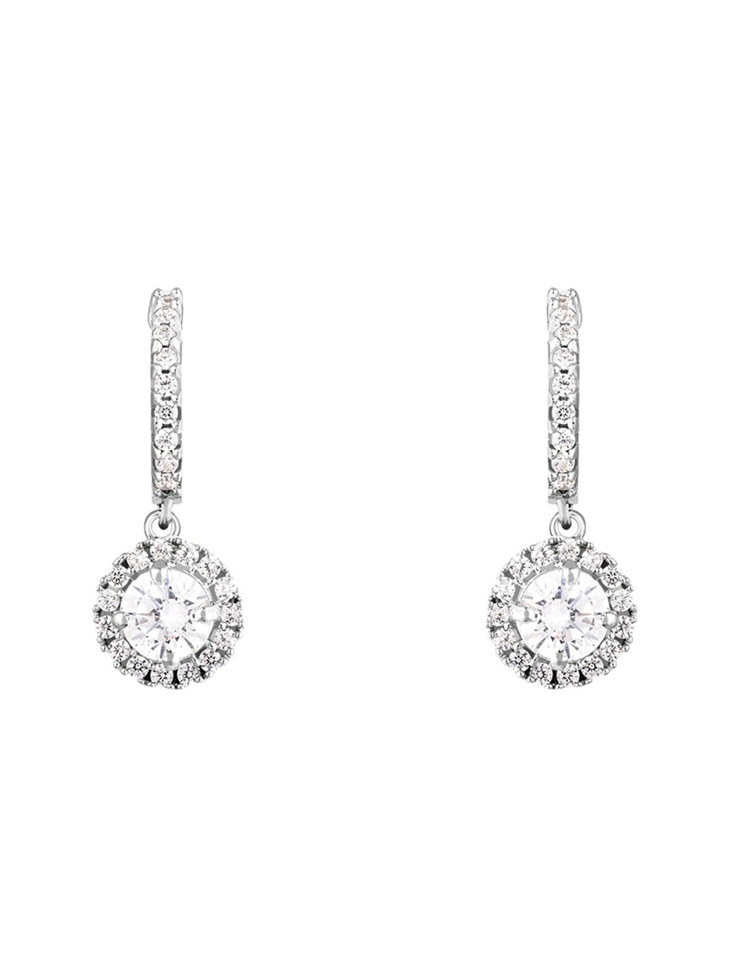 Clara 92.5 Sterling Silver Lily Earrings for Women