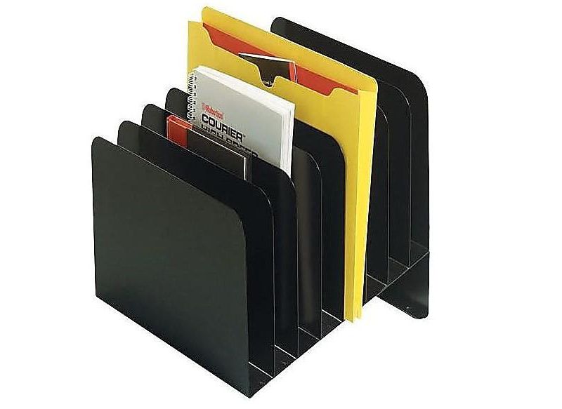 Mmf Industries Slanted Vertical Orgnzr 8 Compartments 11"x10"x10" BK 264S8BLA