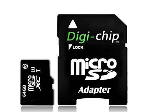 Digi-Chip 64GB CLASS 10 Micro-SD Memory Card for OnePlus X Phone Smartphone