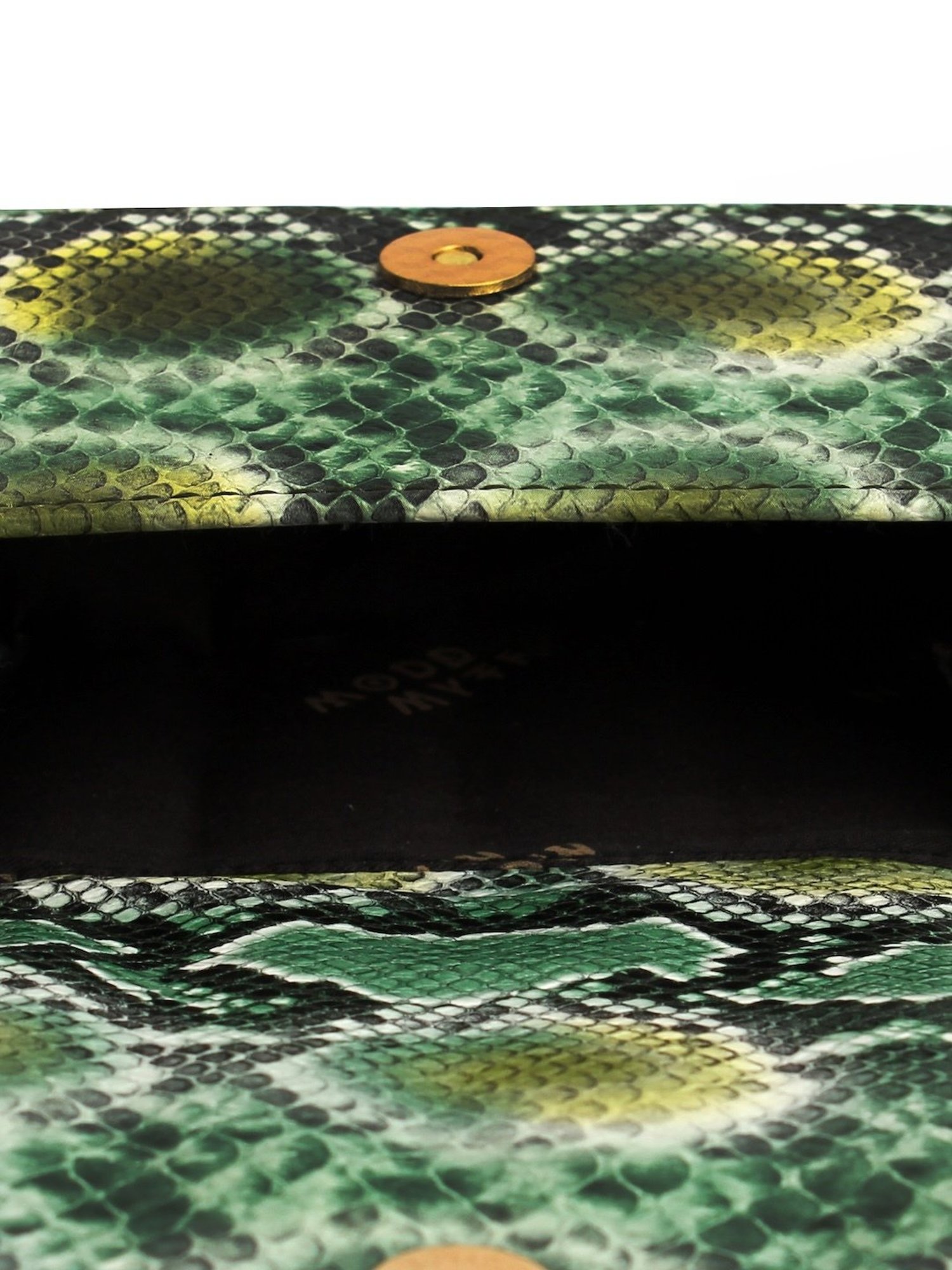 Modern Myth Nano Green Printed Small Mini Box Bag