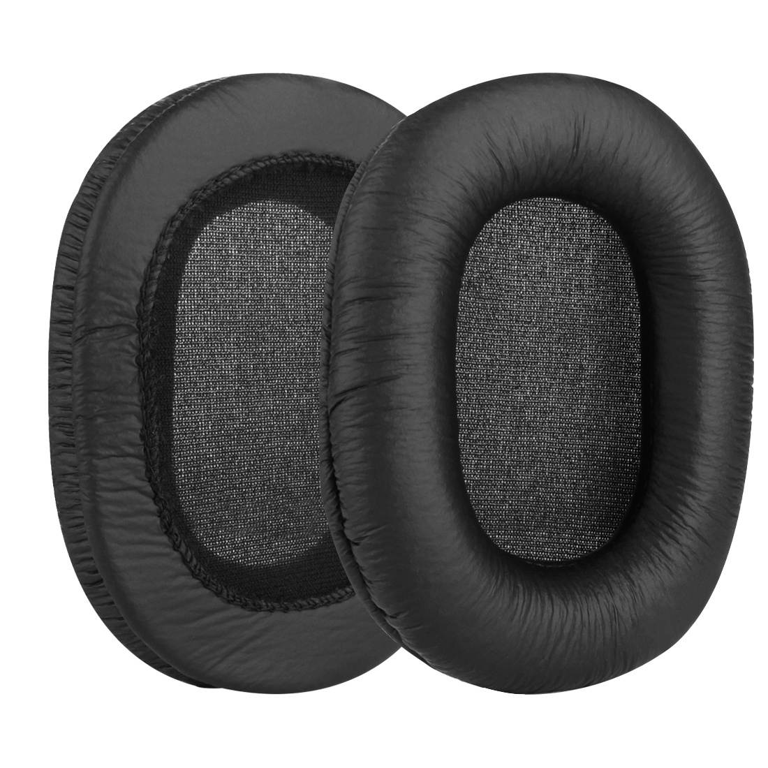 Geekria QuickFit Protein Leather Ear Pads for SONY MDR-7506, MDR-V6, MDR-CD900ST Headphones Replacement Earpads / Ear Cushion / Ear Cups, Headset Ear Cover Repair Parts (Black)