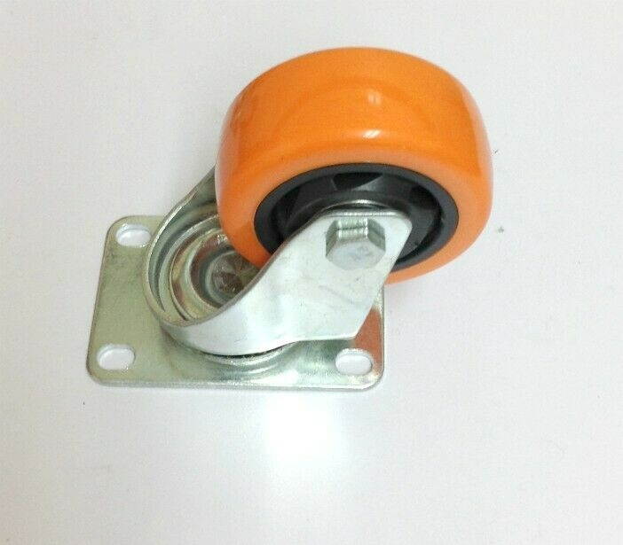 Lot of (4) Heavy Duty All Swivel Plate Ball Bearing 3" Caster Wheels