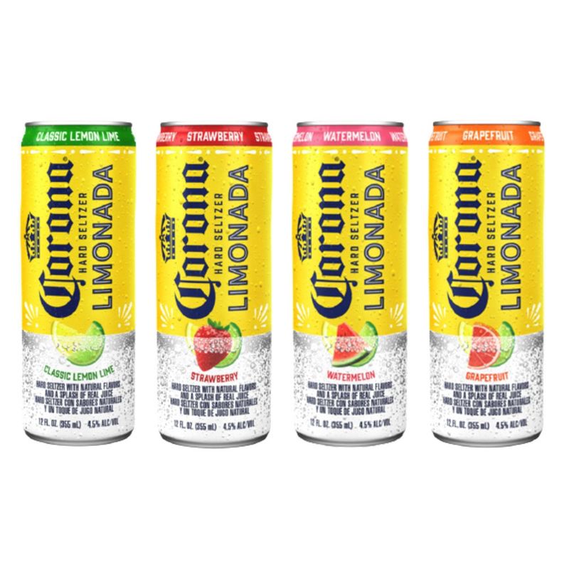 Corona Hard Seltzer Limonata Variety Pack - 12pk/12 fl oz Slim Cans