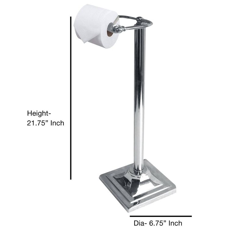Freestanding Toilet Tissue Holder Chrome - Nu Steel