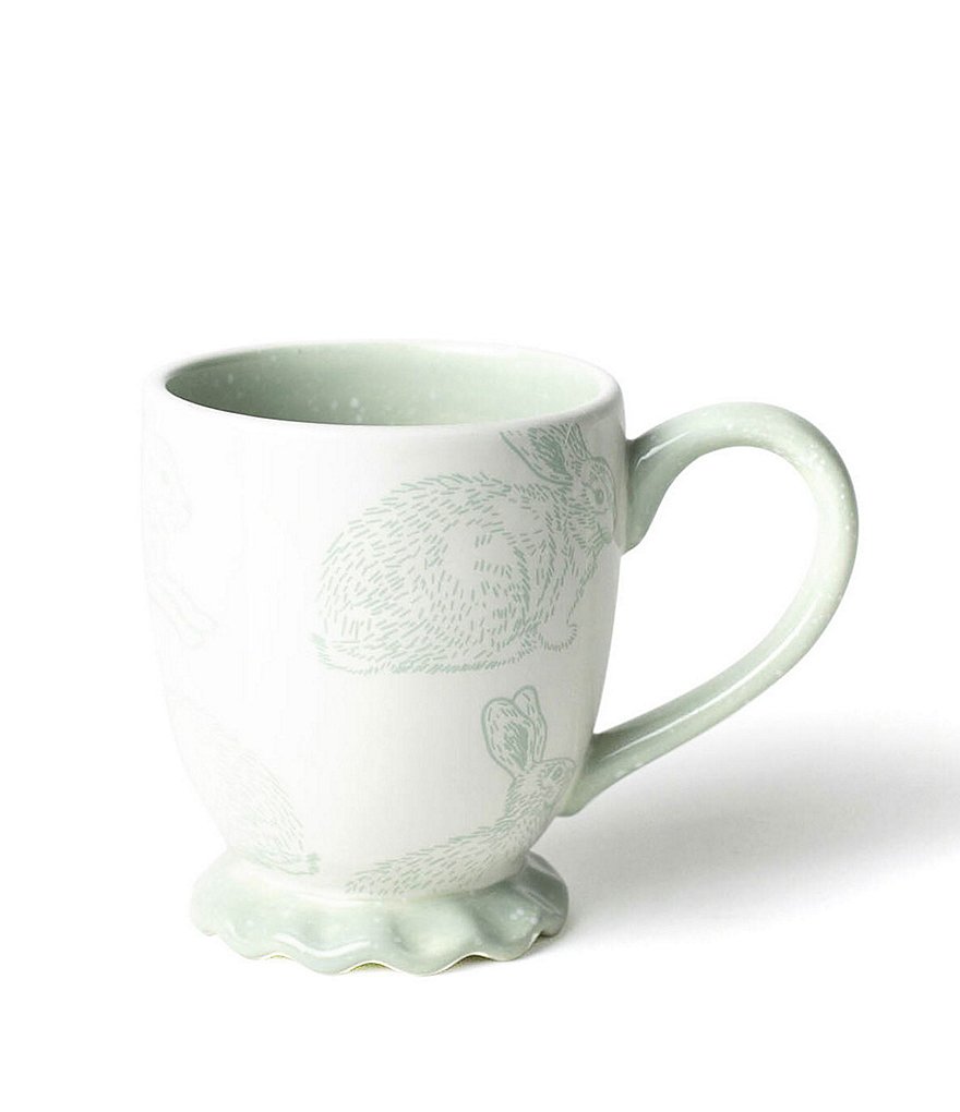 Coton Colors Speckled Rabbit Ruffle Mug