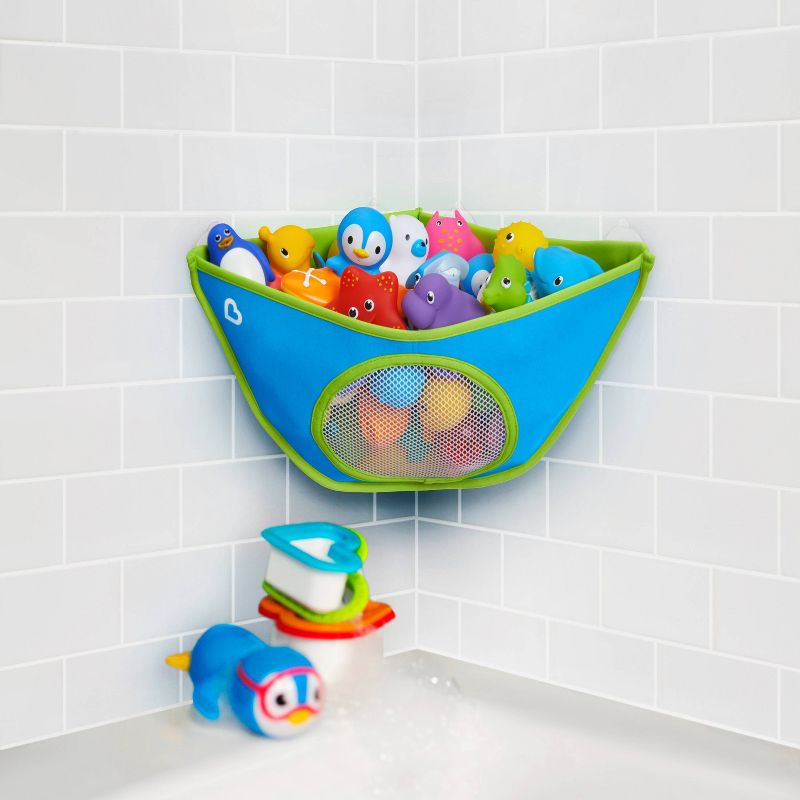 Munchkin High Dry Corner Bath Toy Organizer and Storage