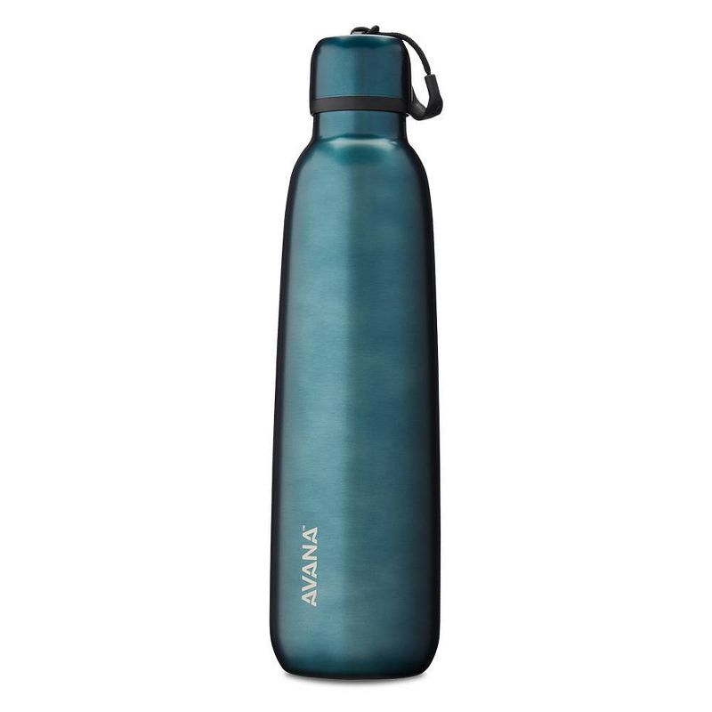Avana 24oz Stainless Steel Water Bottle Blue