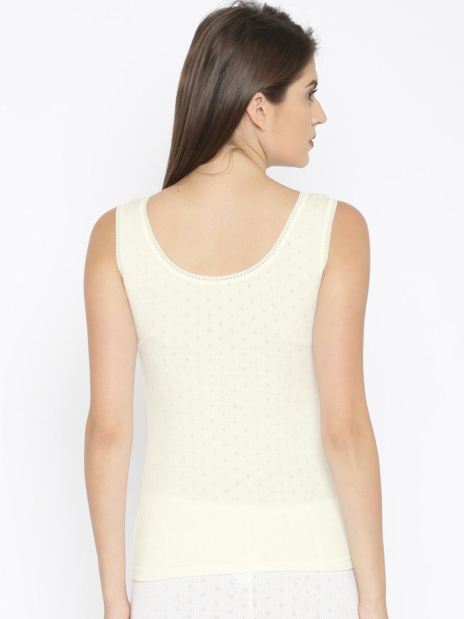 Kanvin Off White Thermal Camisole