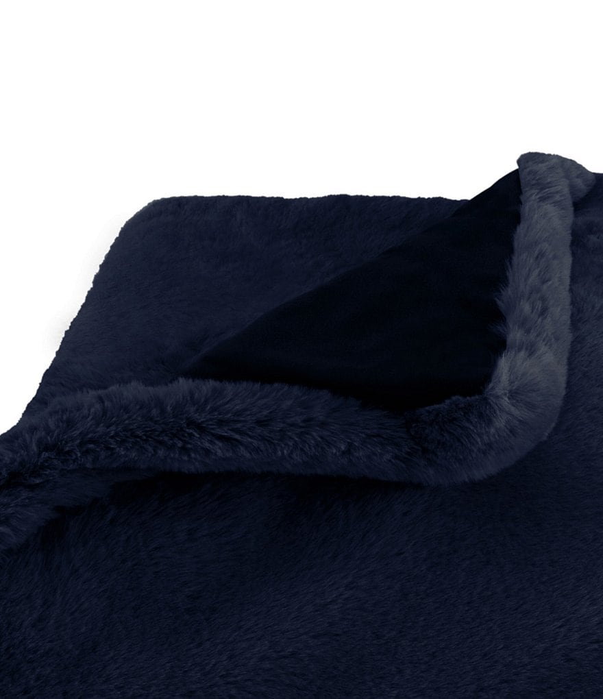 Vera Wang Lapin Faux Fur Throw