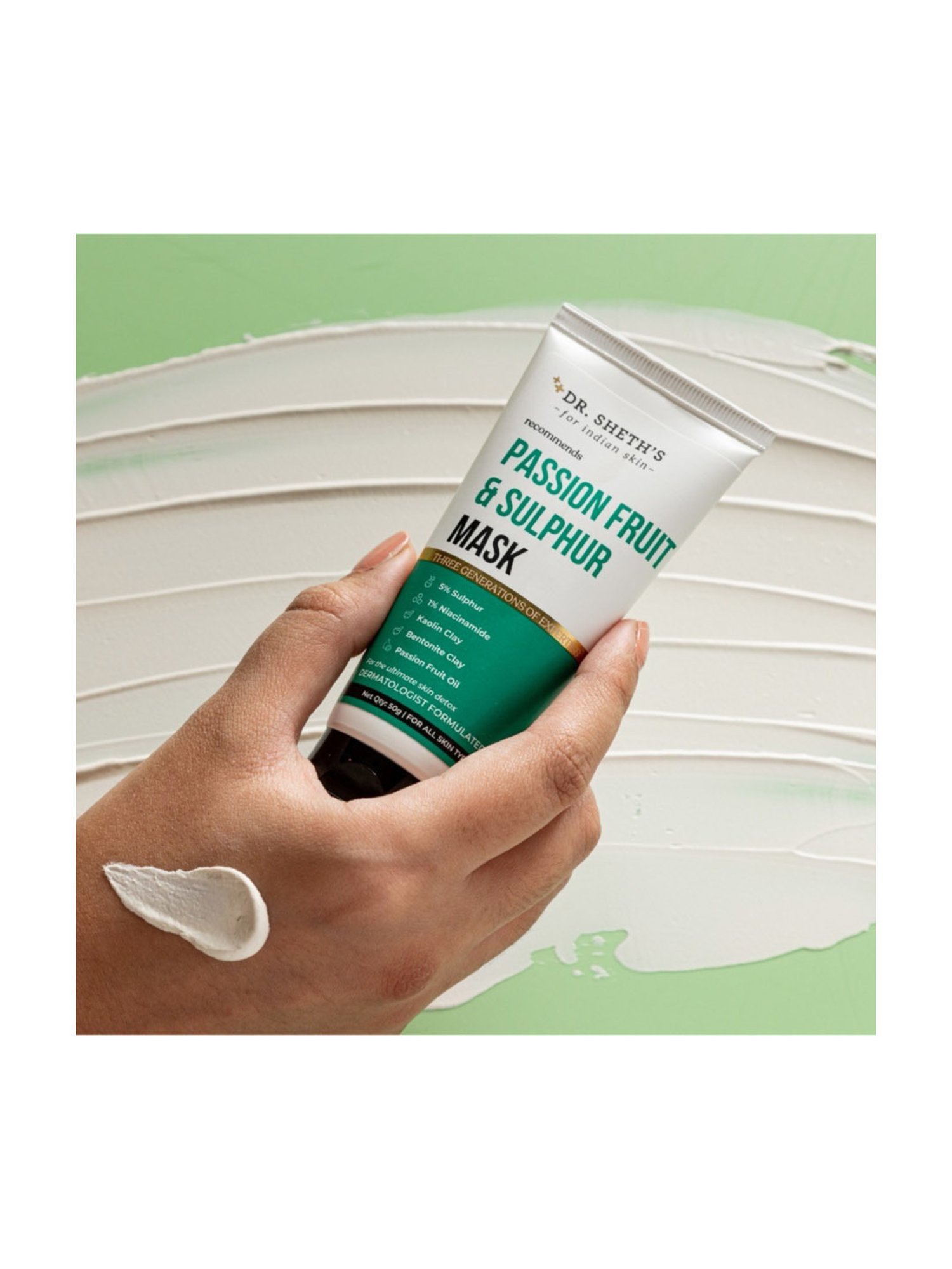Dr. Sheth&iquest;s Passion Fruit & Sulphur Mask - 50 gm