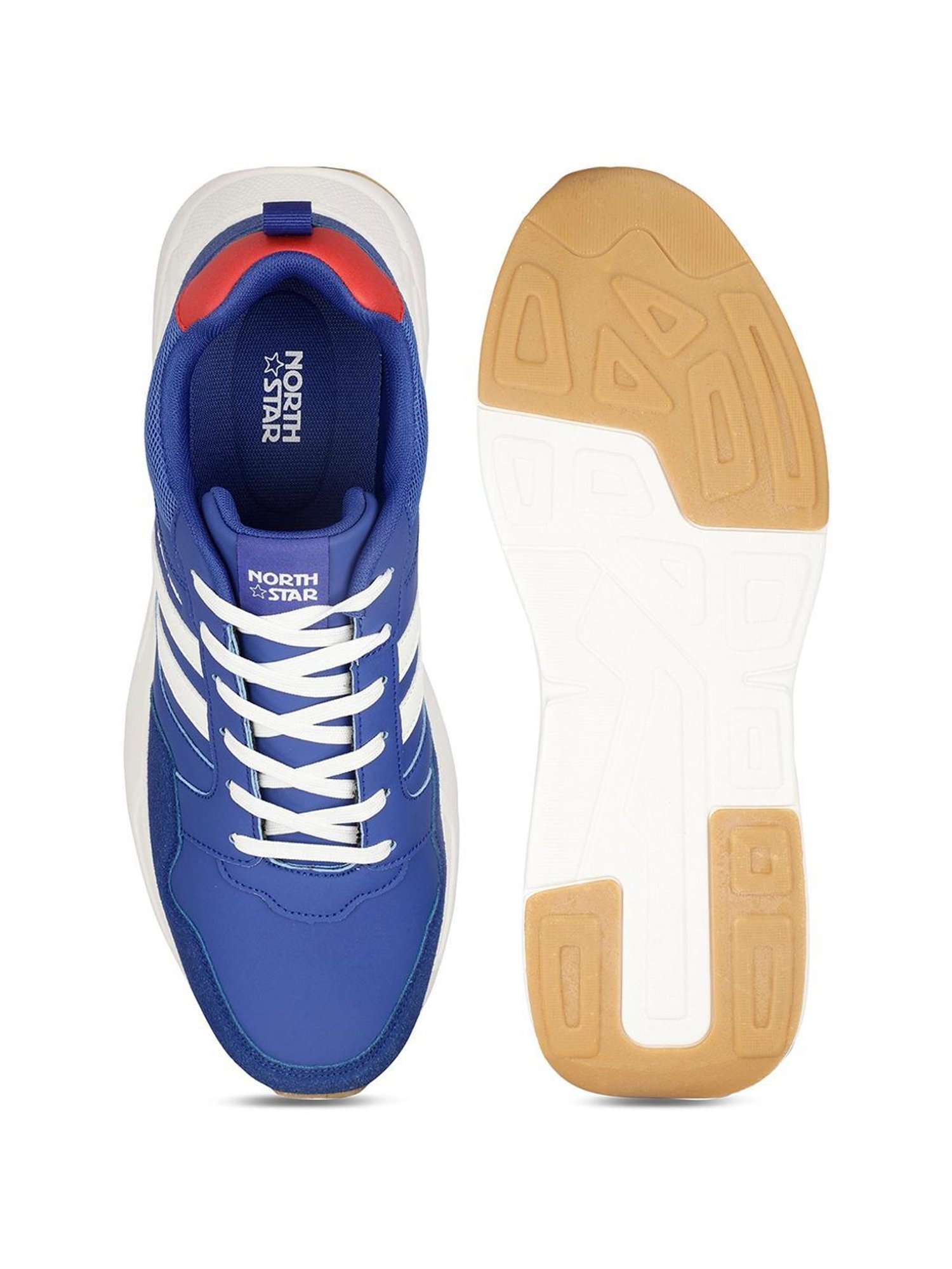 North Star by Bata Men's SILCE Blue Running Shoes