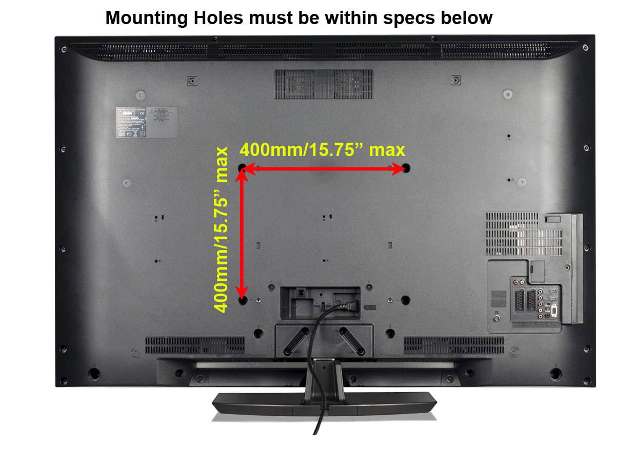 Impact Mounts
SLIM FIXED FLAT TV WALL MOUNT BRACKET FOR LCD LED PLASMA TVS 24-50" (IM2652)