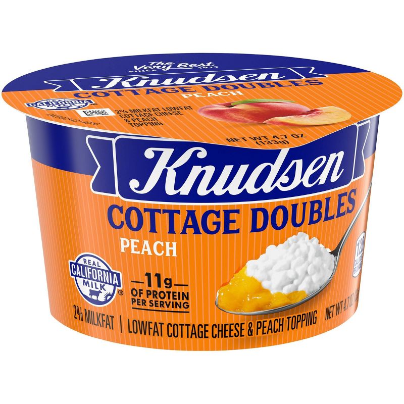 Knudsen Strawberry Cottage Cheese Doubles - 4.7oz