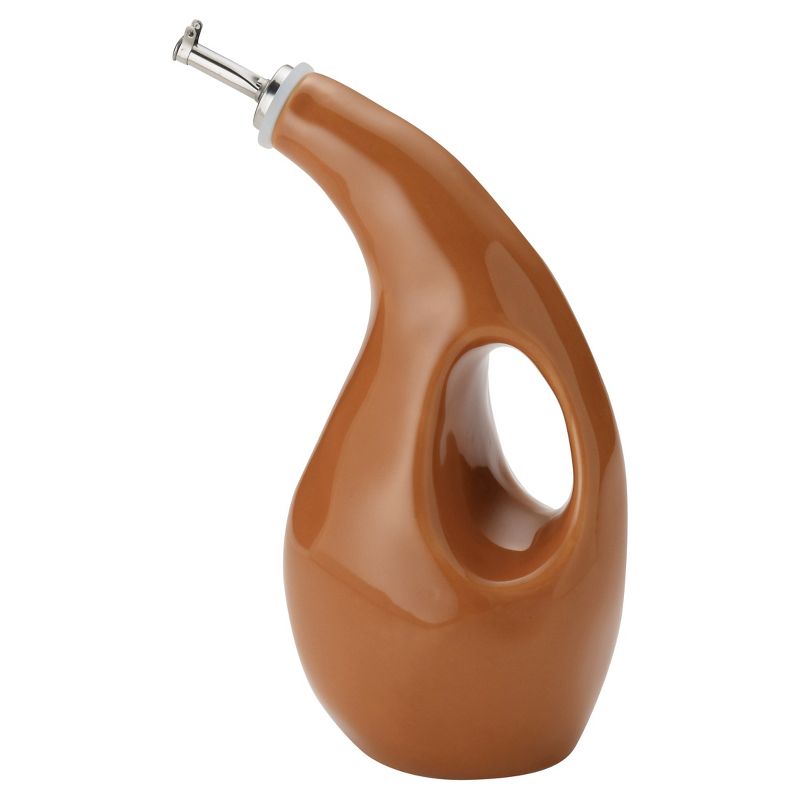 Rachael Ray 24oz Cucina Stoneware Extra Virgin Olive Oil Dispenser Bottle Blue