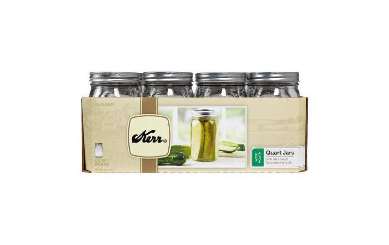 Kerr 32oz Case of 12 Wide Mouth Jar