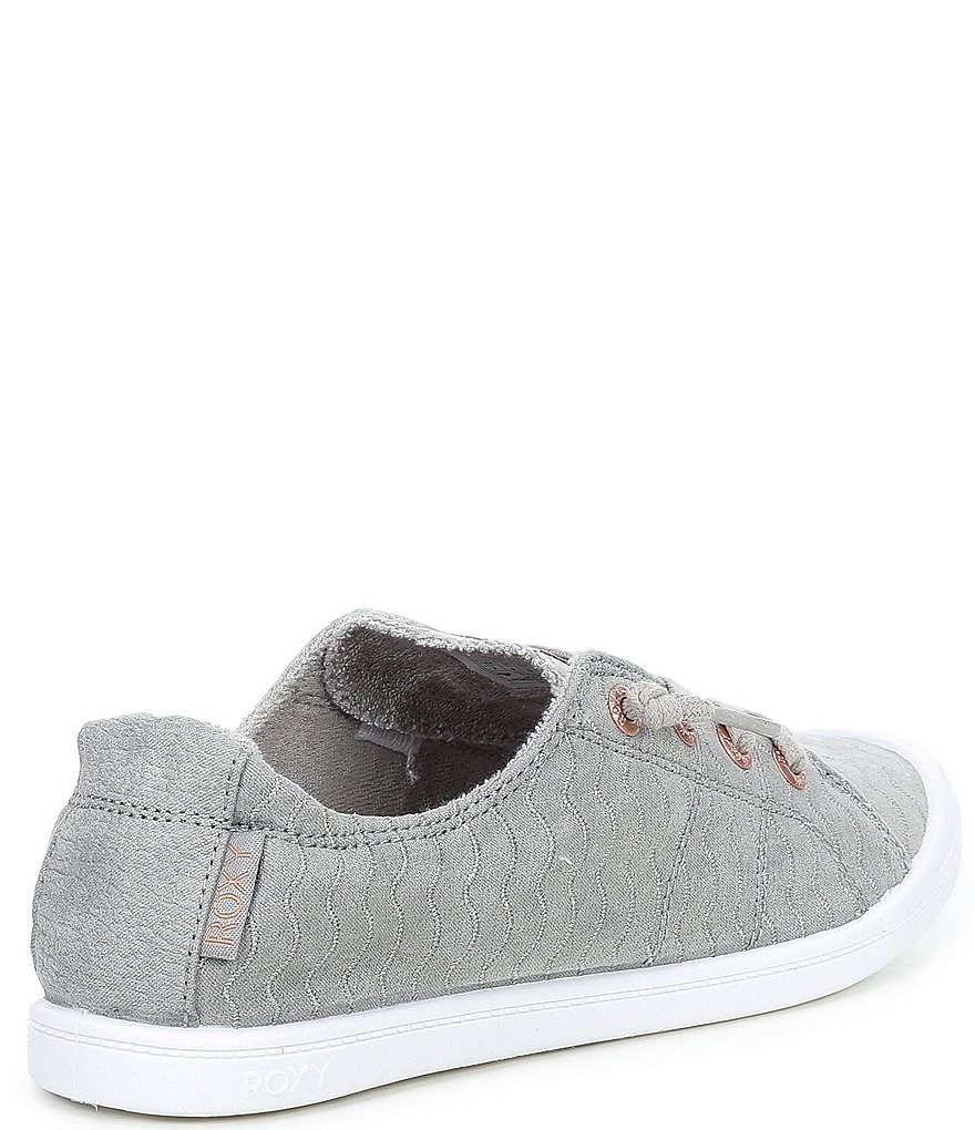 Roxy Bayshore III Stripe Canvas Slip-On Sneakers