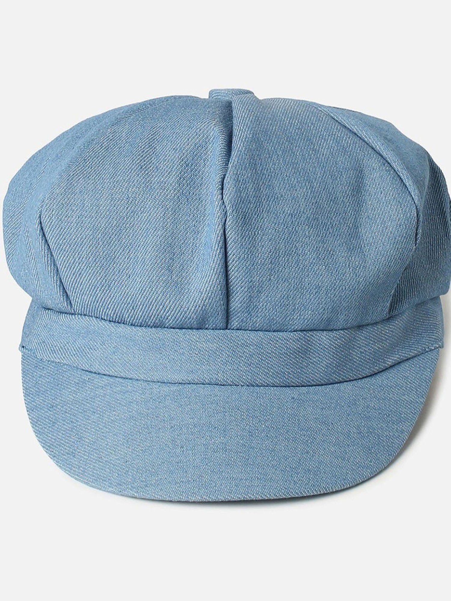 HauteSauce Blue Corduroy Vintage Newsboy Cap