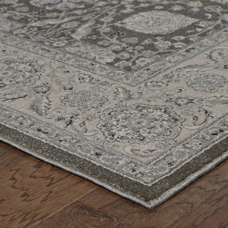 5'x7' Rectangle Braided Solid Jute Area Rug Brown - Okuna Outpost