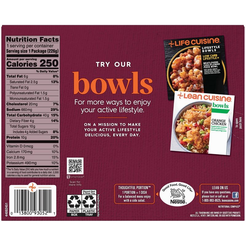 Lean Cuisine Marketplace Frozen Ricotta Cheese and Spinach Ravioli - 8oz