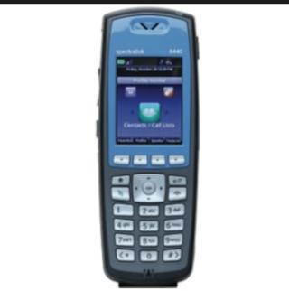 Spectralink 2200-37294-001 8453 W/Lync Supp Black Handset Order Battery & Chrgr Sep