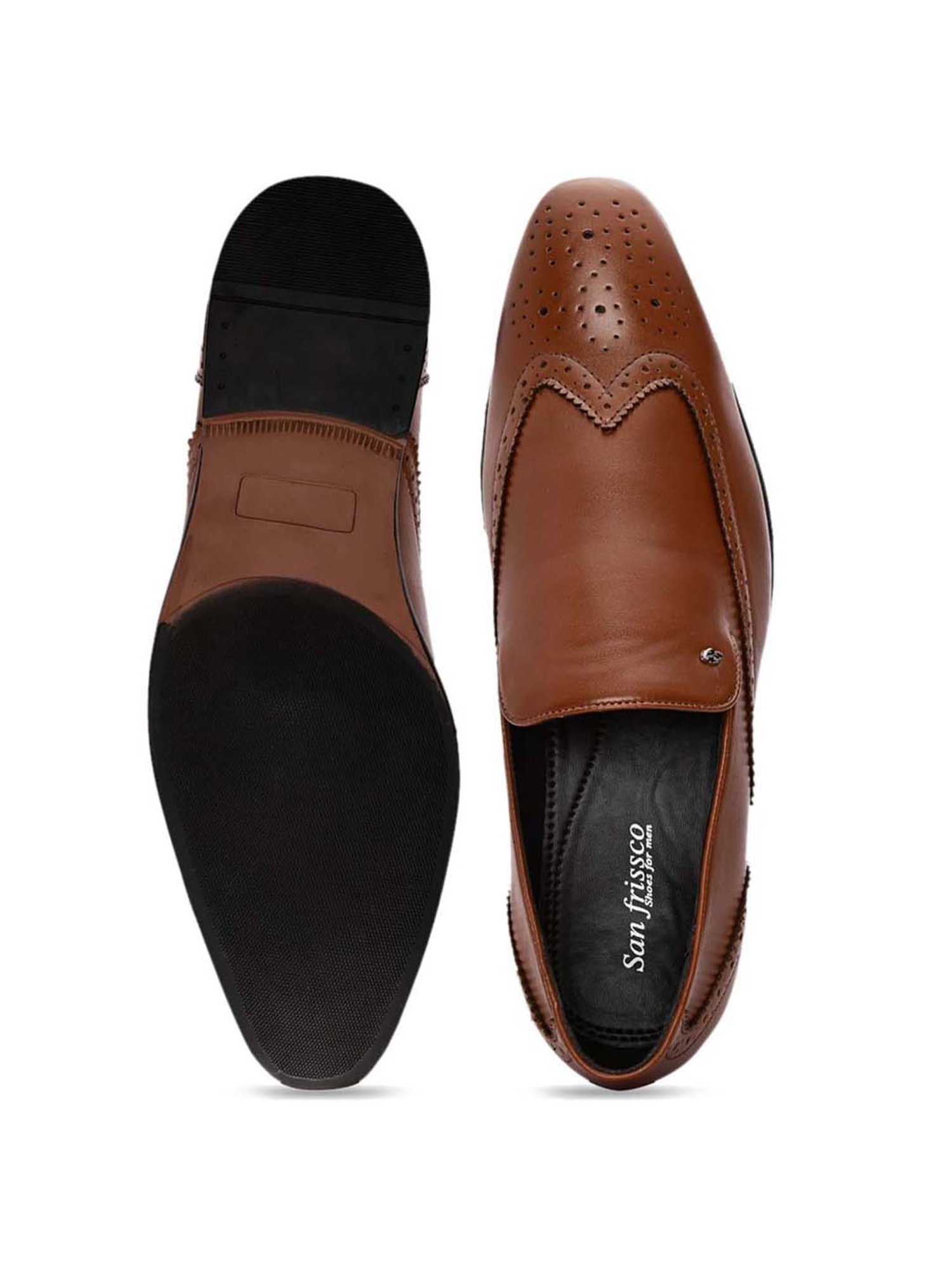 San Frissco Men's Tan Casual Loafers