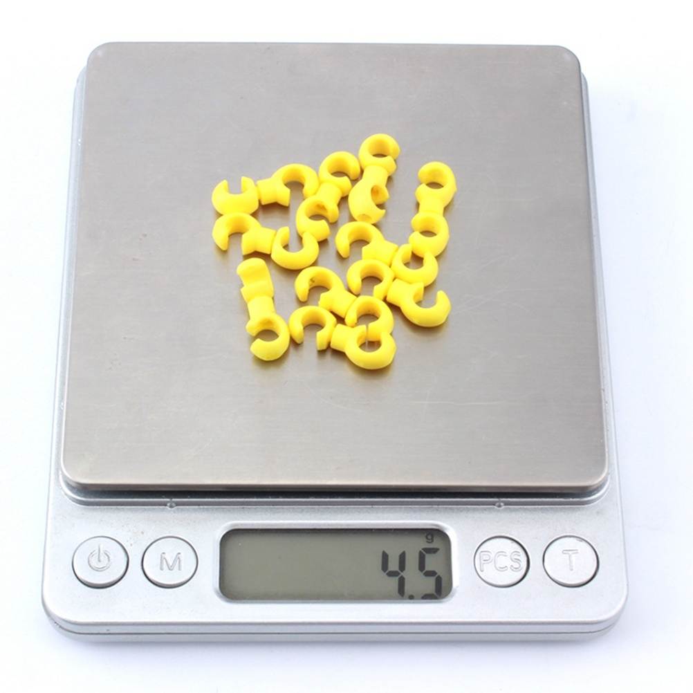 10pcs Bike Road Handcuffs Shape Clips Housing Hose Guide for Brake Cable Derailleur Line Case Rotatable Clasps(Blue)