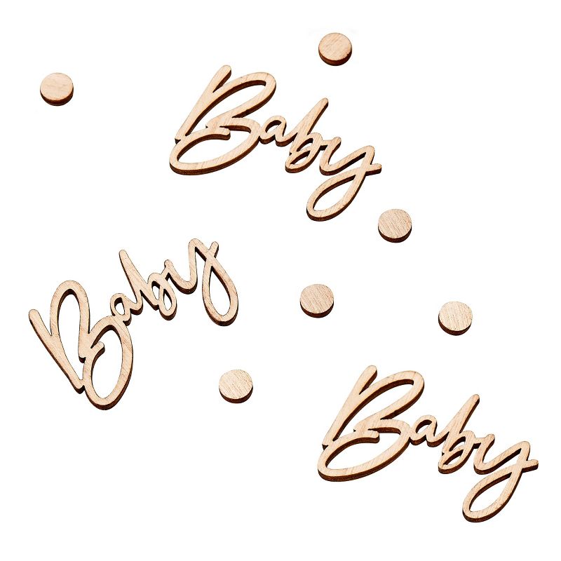 "Baby" Wooden Confetti