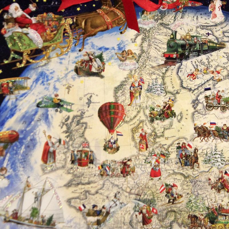 Christmas 20.5" Giving Gifts On Christmas Eve Advent Calendar  -  Advent Calendar