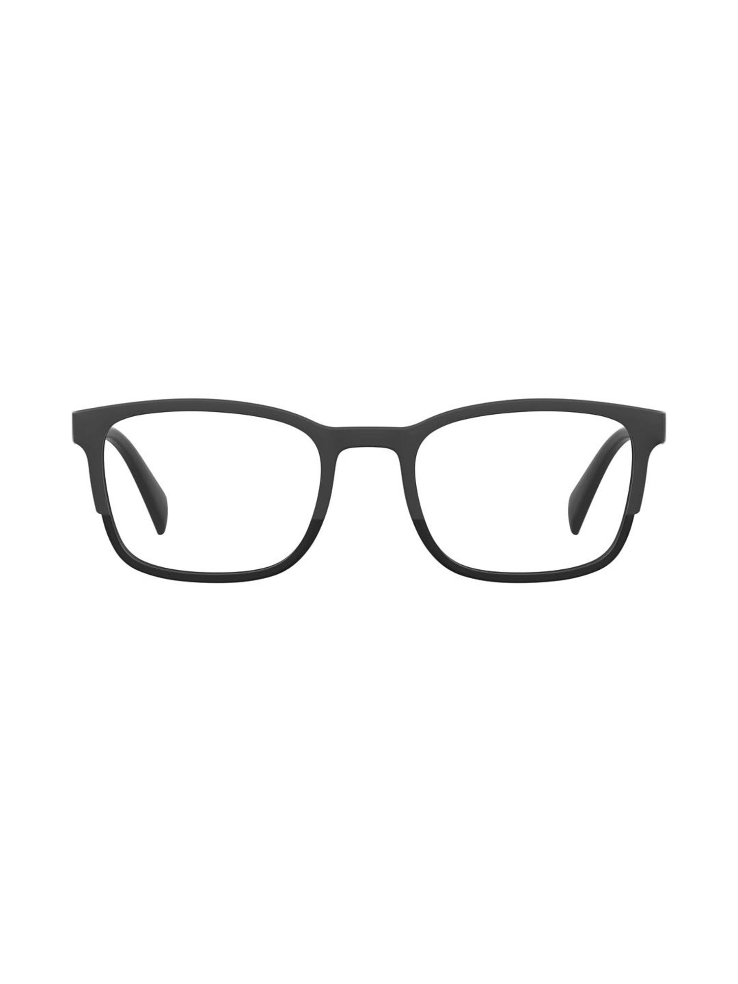 Levi's Black Rectangular Eye Frames for Men