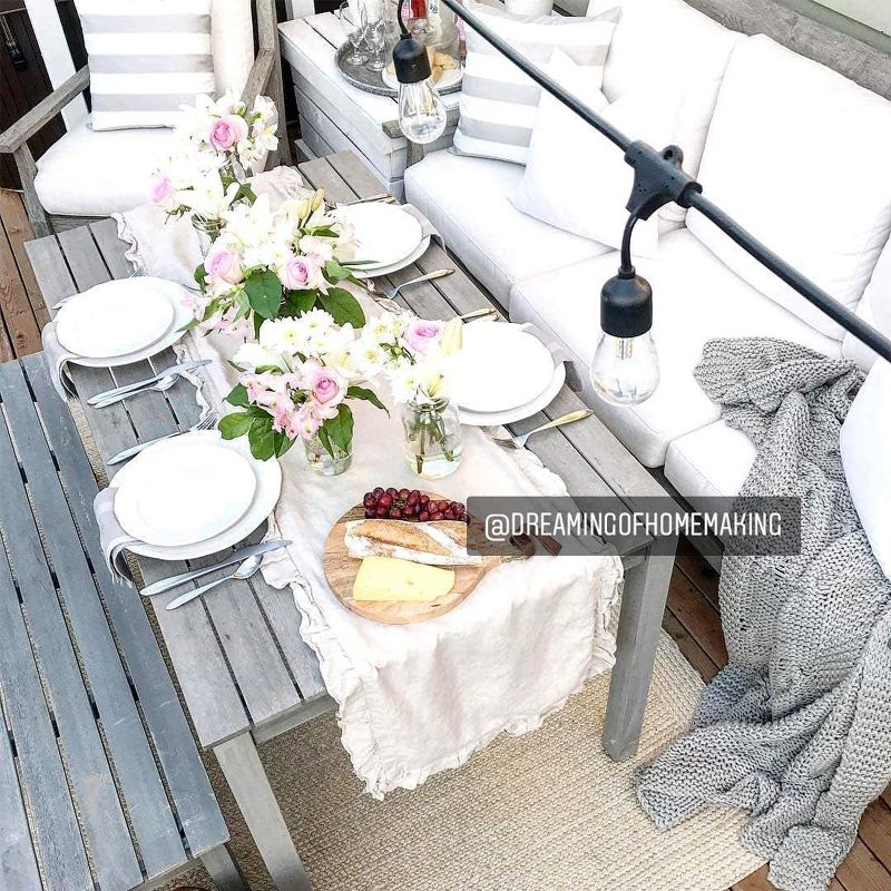 Brightech SLR-48HG-SW Weatherproof Solar Powered 1 Watt LED Outdoor 48 Feet Edison Vintage Italian Cafe Bistro Patio String Lights w/ 15 White Bulbs