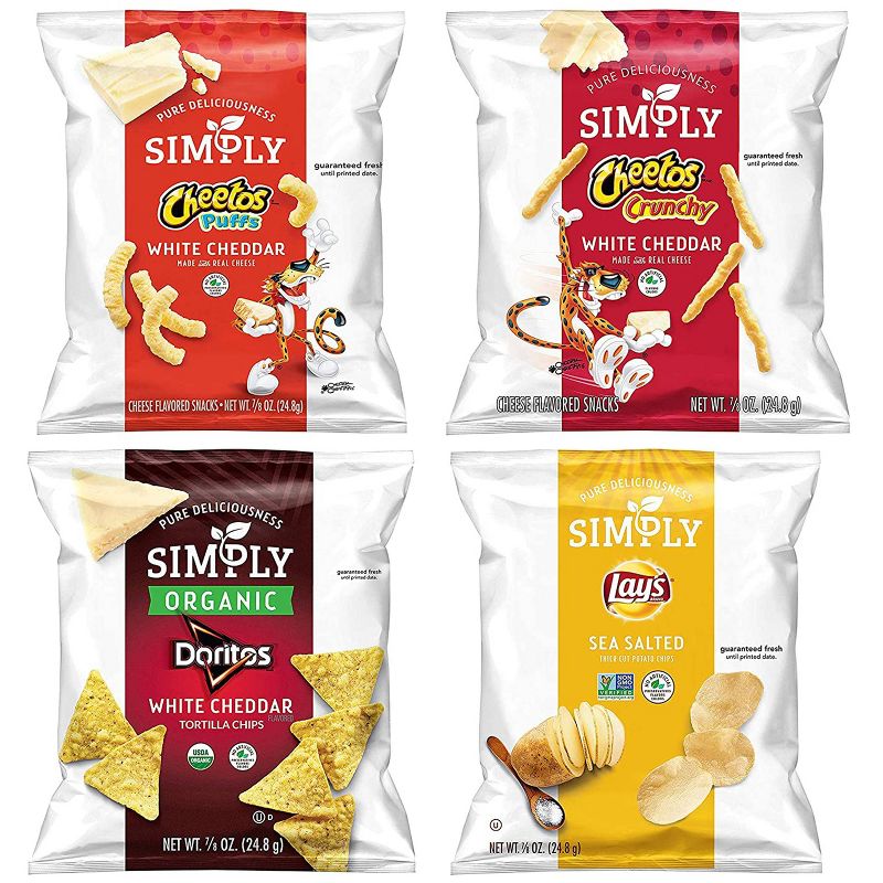 Simply Brand Snacks Variety Pack - 36ct
