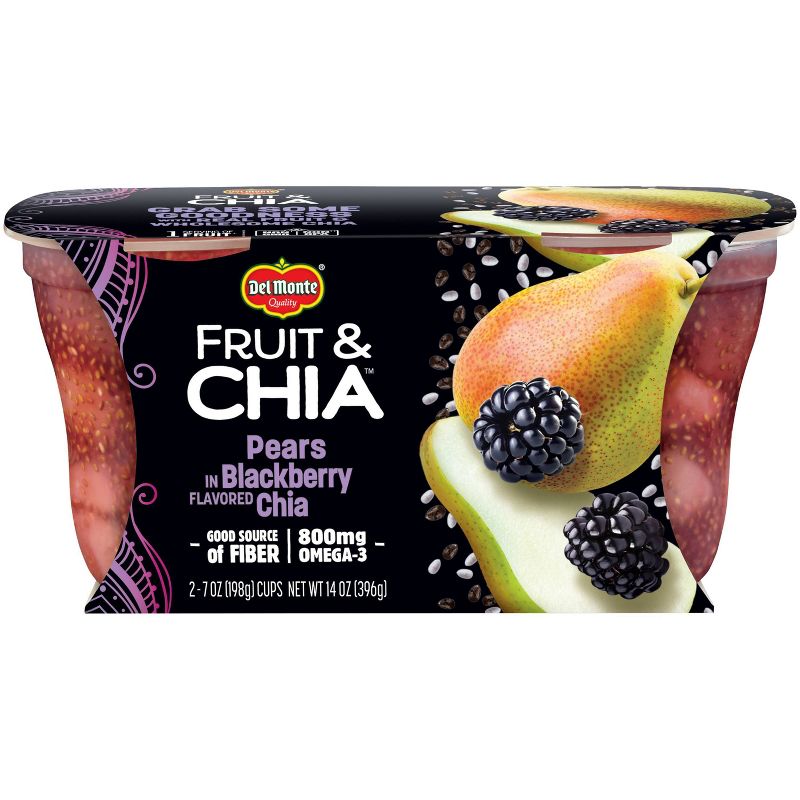 Delmonte Blackberry Chia Pears - 14oz