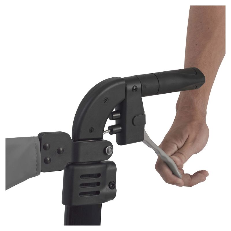 Drive Medical Nitro Euro Style Walker Rollator, Black