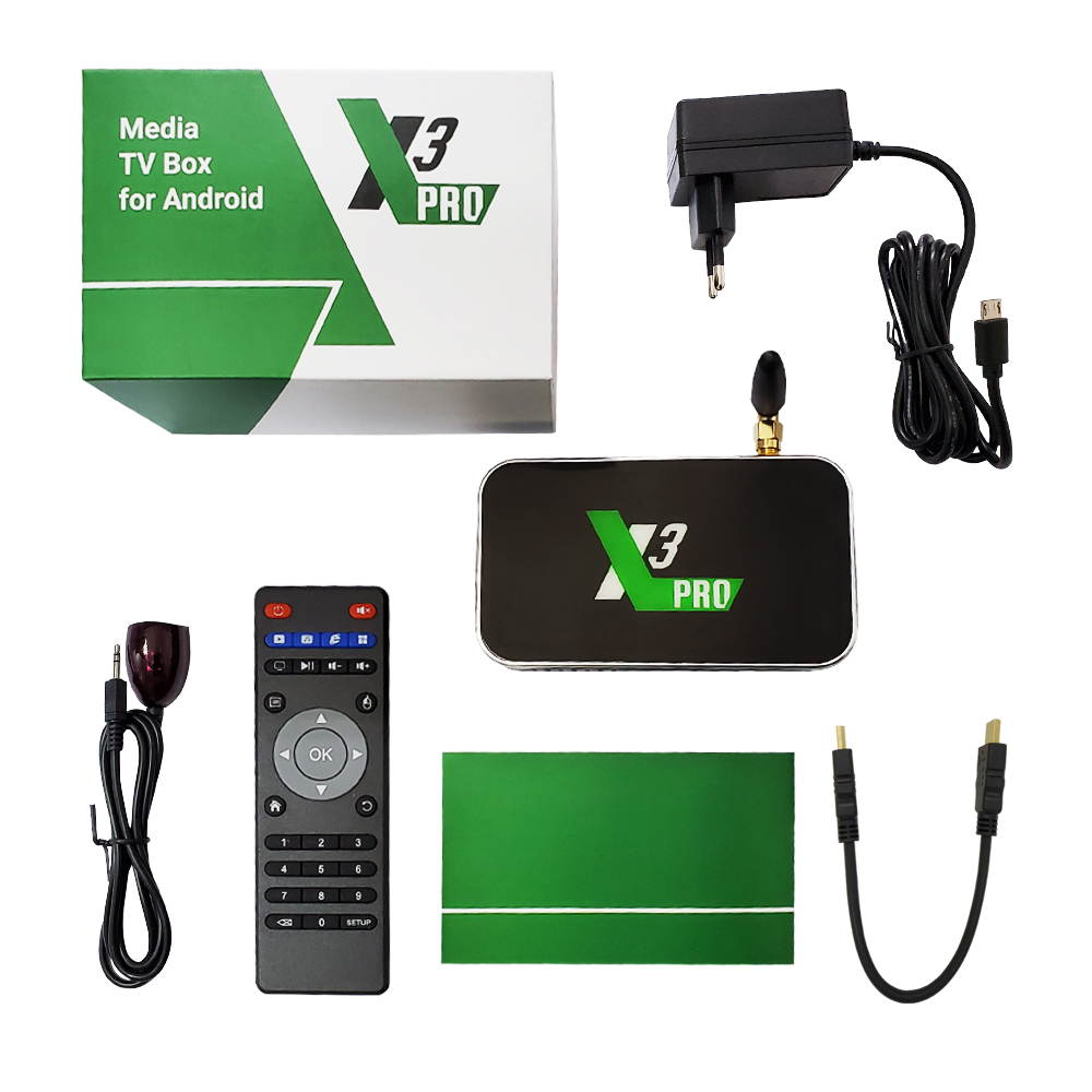 Yijianxi X3 PRO 4G 32GB Amlogic S905X3 Android 9.0 Smart TV Box 1000M 2.4G 5G Wifi Set Top Box 4K Media Player