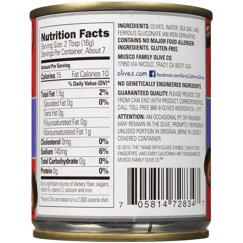 Early California Sliced Ripe Olives - 3.8oz