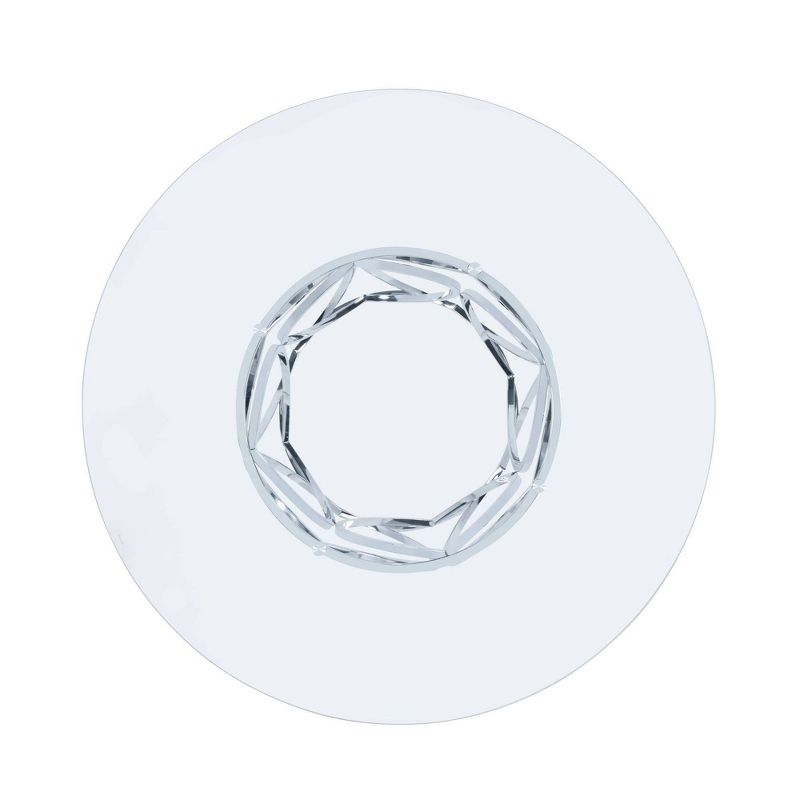 5pc Marcy Standard Height Dining Set Chrome - Picket House Furnishings