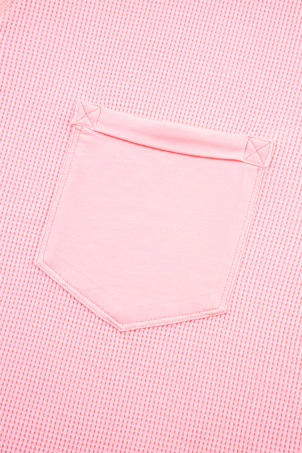 Rose Red Solid Waffle Knit Plus Size Two Piece Shorts Set